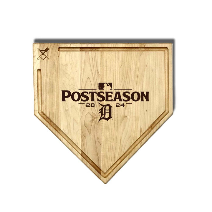 Baseball BBQ 17" Home Plate with trough Detroit Tigers 2024 Postseason