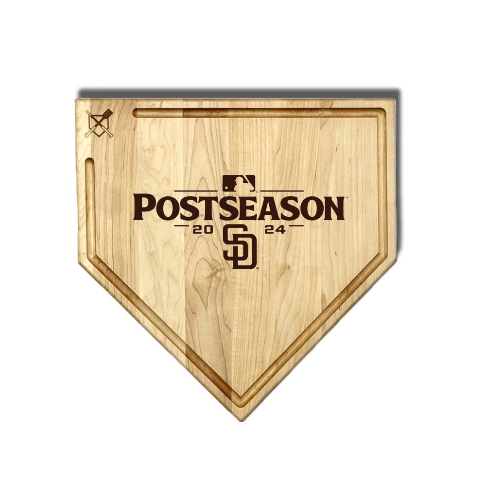 Baseball BBQ 17" Home Plate with trough San Diego Padres 2024 Postseason
