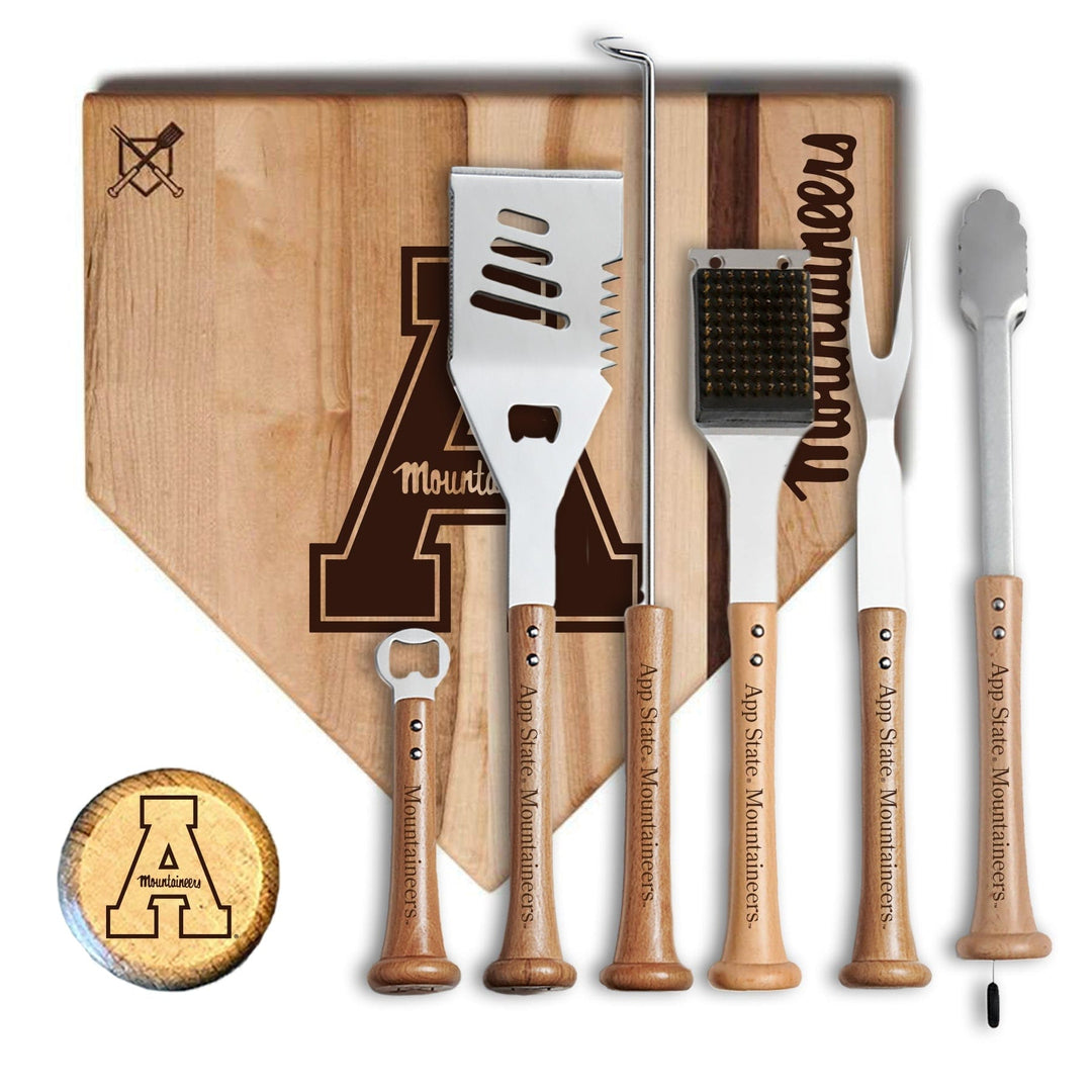 Baseball BBQ 17" MVP Appalachian State University MVP Grill Set