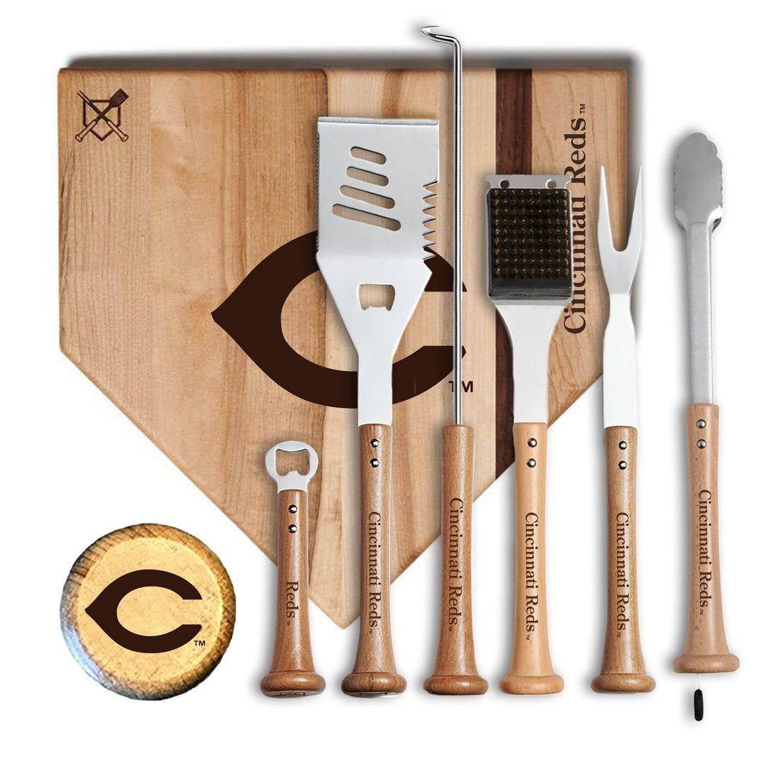 Baseball BBQ 17" MVP Cincinnati Reds MVP Grill Set