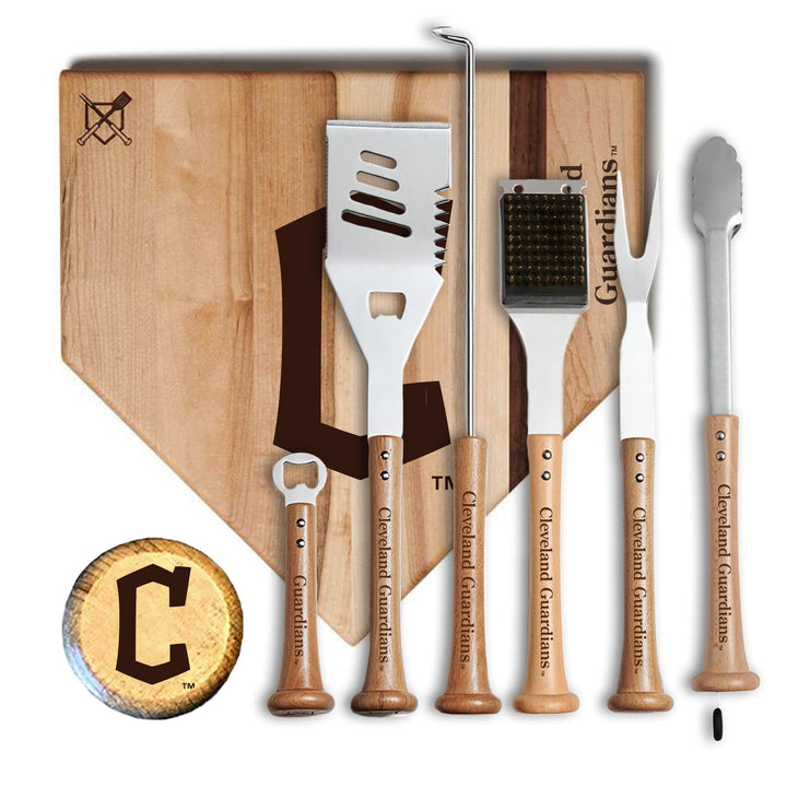 Baseball BBQ 17" MVP Cleveland Guardians MVP Grill Set