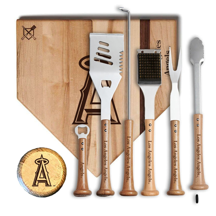 Baseball BBQ 17" MVP Los Angeles Angels MVP Grill Set