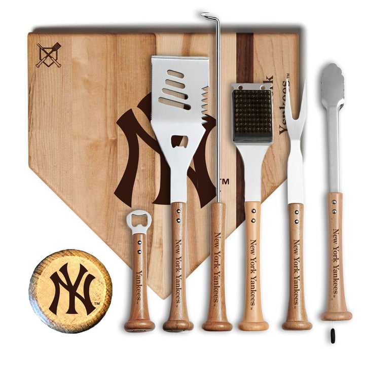 Baseball BBQ 17" MVP New York Yankees MVP Grill Set