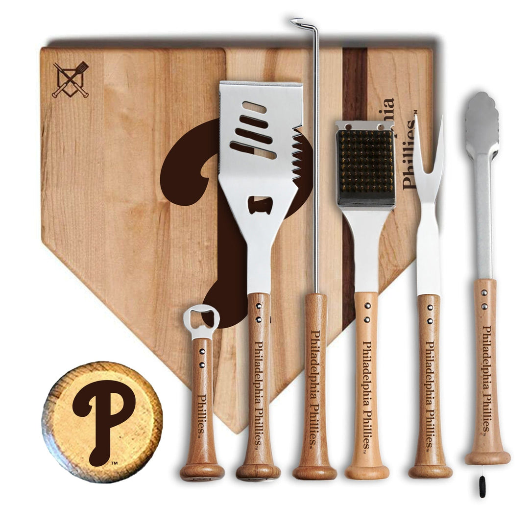 Baseball BBQ 17" MVP Philadelphia Phillies MVP Grill Set