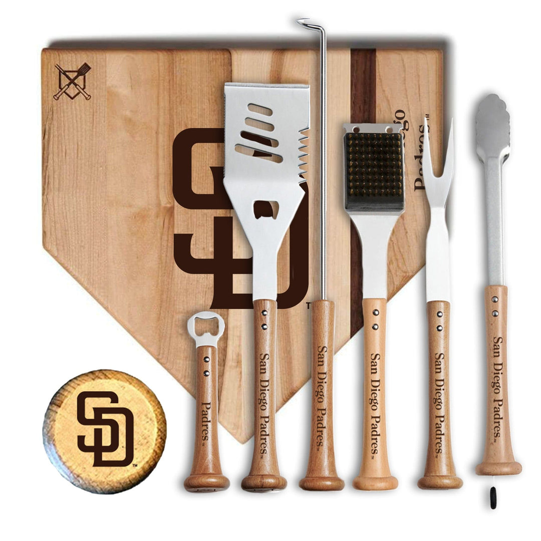 Baseball BBQ 17" MVP San Diego Padres MVP Grill Set