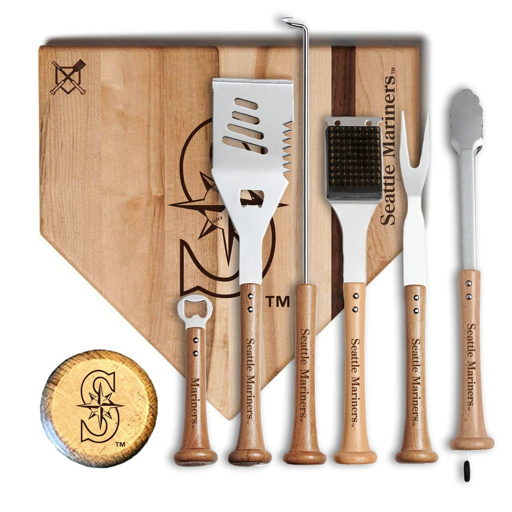 Baseball BBQ 17" MVP Seattle Mariners MVP Grill Set