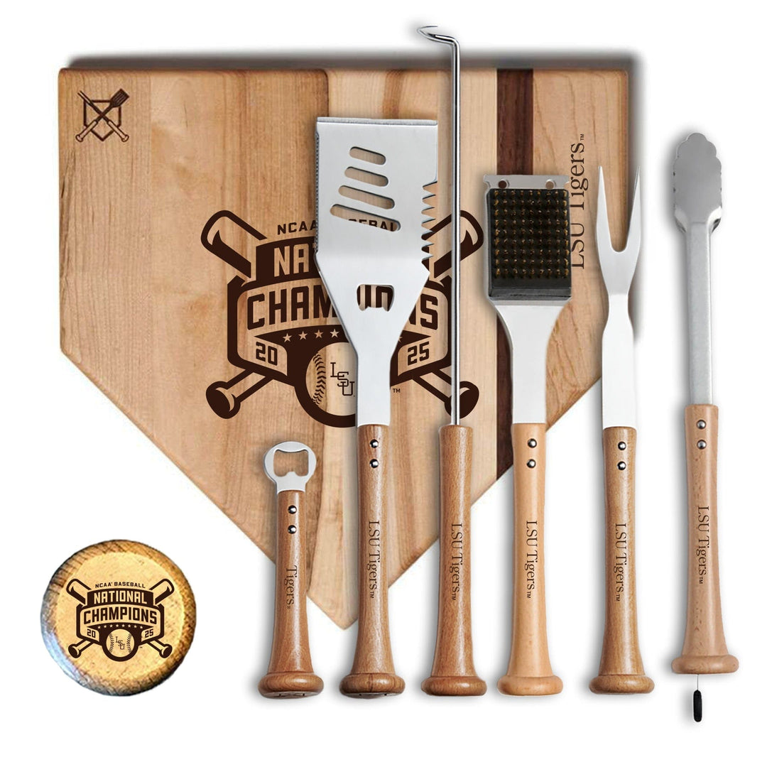 Baseball BBQ 17" MVP Set 2025 NCAA Champion LSU "MVP" Sets