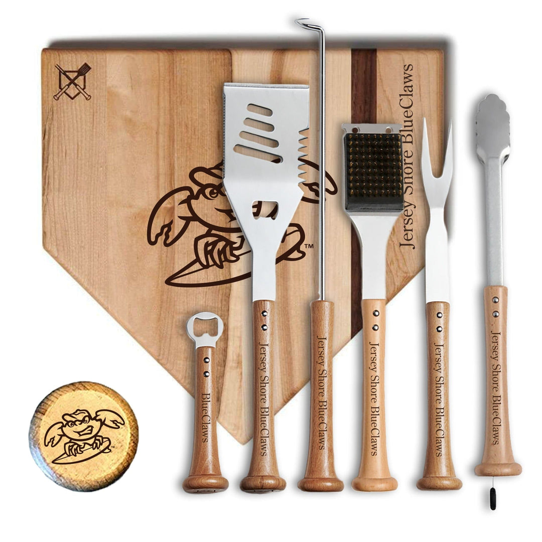 Baseball BBQ 17" MVP set Jersey Shore BlueClaws "MVP" Sets