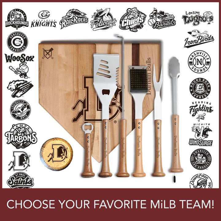 Baseball BBQ 17" MVP Set MiLB "MVP" Set | Choose your favorite team