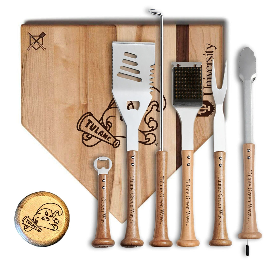 Baseball BBQ 17" MVP Set Tulane "MVP" Sets
