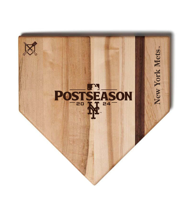 Baseball BBQ 17" Postseason Home Plate New York Mets 2024 Postseason