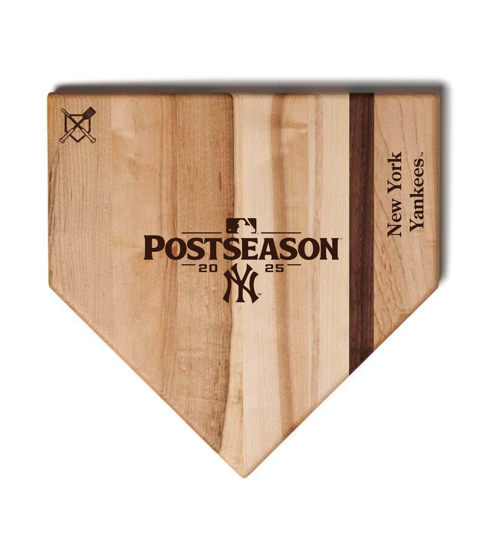Baseball BBQ 17" Postseason Home Plate New York Yankees 2025 Postseason