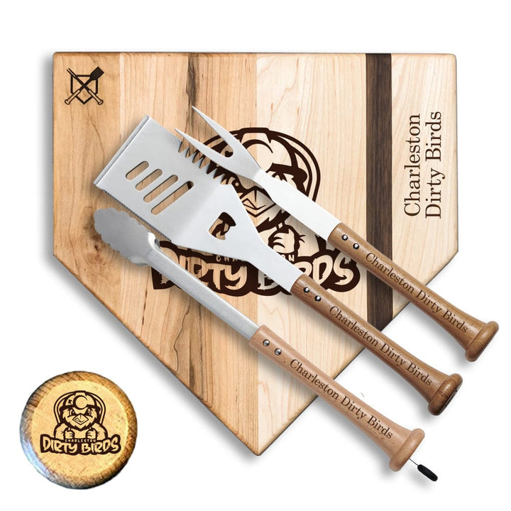 Baseball BBQ 17" Silver Slugger Charleston Dirty Birds "Silver Slugger" Sets