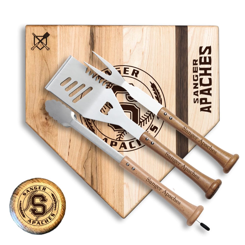 Baseball BBQ 17" Silver Slugger Sanger Apache "SILVER SLUGGER" Sets