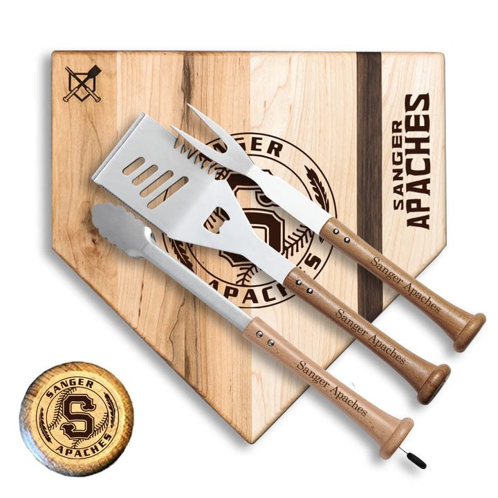Baseball BBQ 17" Silver Slugger Sanger Apache "SILVER SLUGGER" Sets
