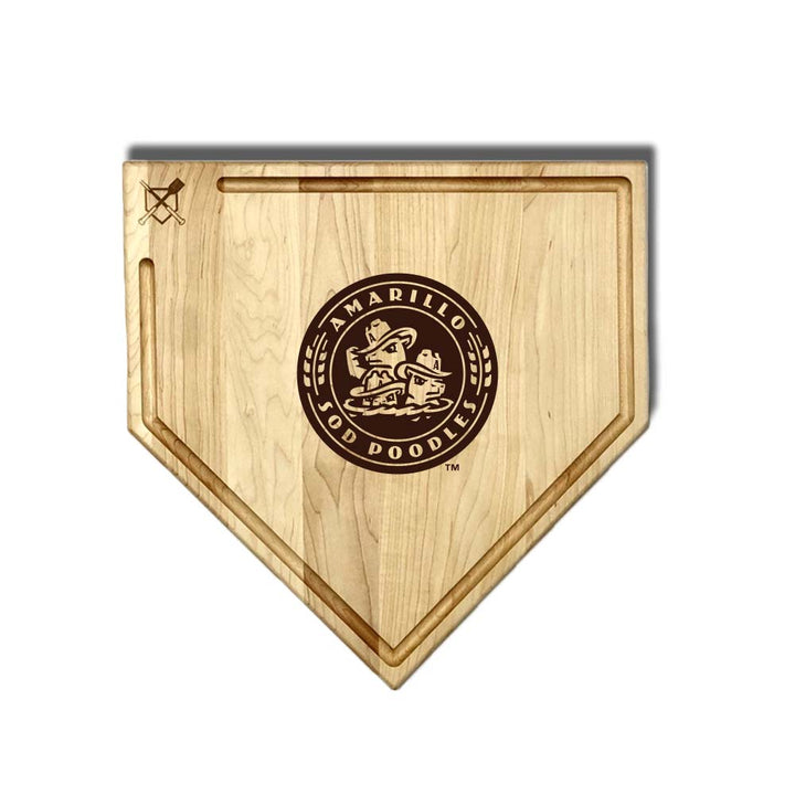 Baseball BBQ 17" with trough Sod Poodles Home Plate Amarillo Sod Poodles Home Plate Boards
