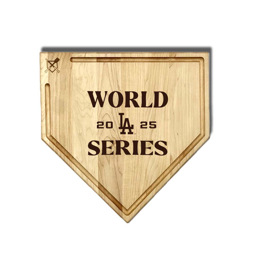 Baseball BBQ 17" World Series with trough Los Angeles Dodgers 2025 World Series