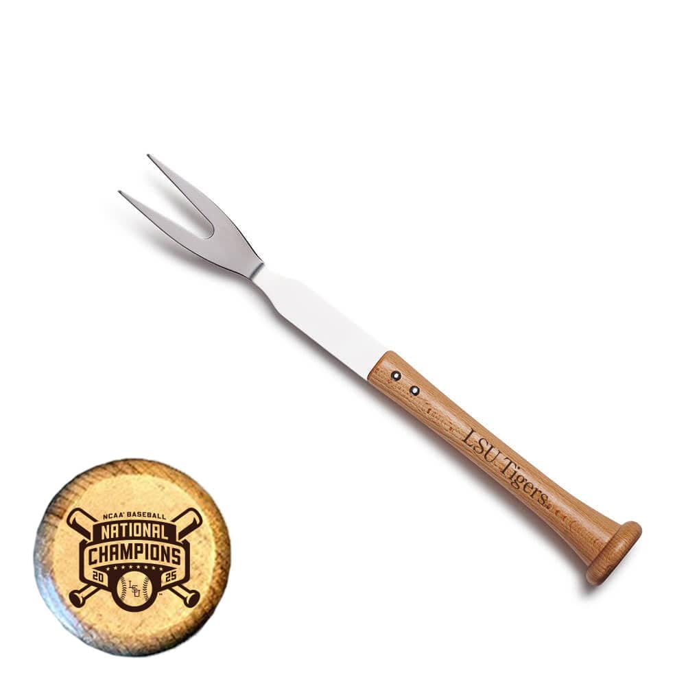 Baseball BBQ 2025 NCAA Champion LSU "FORKBALL" Fork