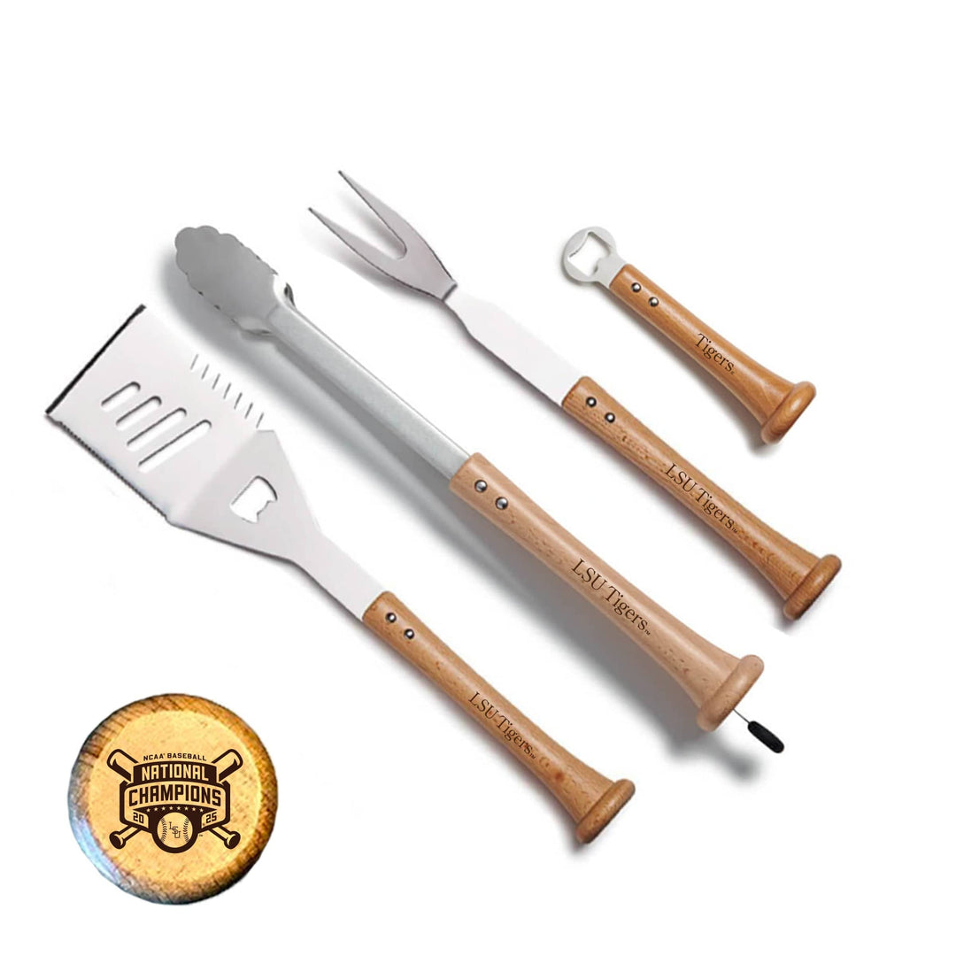 Baseball BBQ 2025 NCAA Champion LSU "HOME RUN" Set