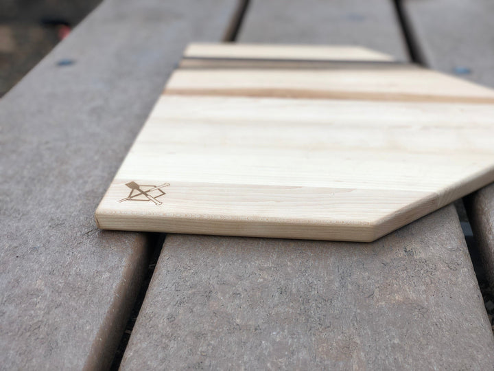 Baseball BBQ Accessories Full Size (17" x 17") Home Plate Cutting Board