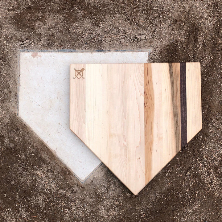 Baseball BBQ Accessories Full Size (17" x 17") Home Plate Cutting Board