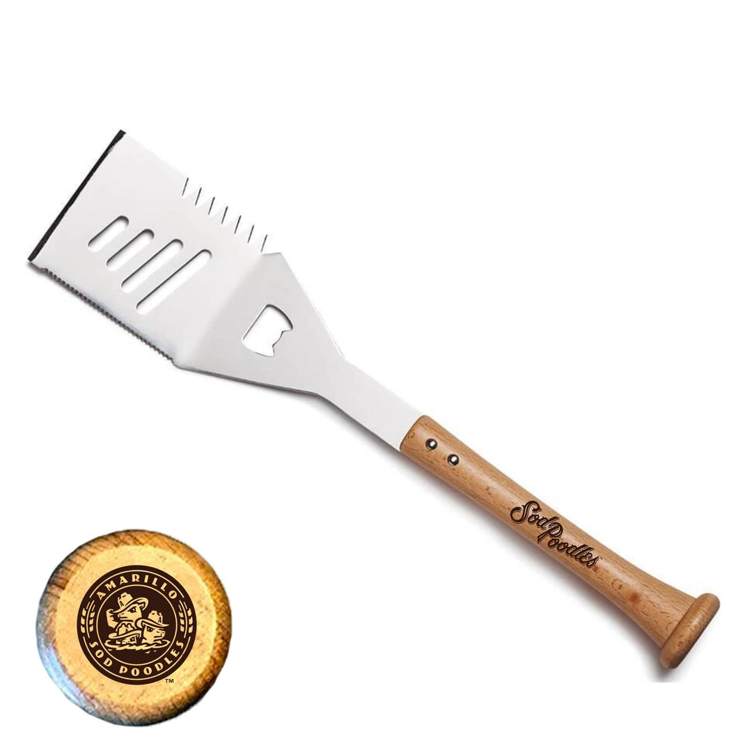 Baseball BBQ Amarillo Sod Poodles "SLIDER" Spatula