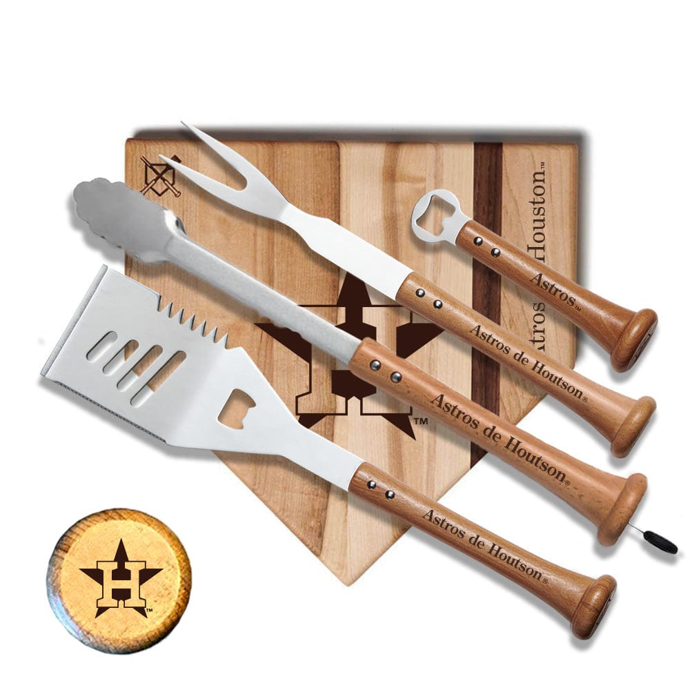 Baseball BBQ Astros de Houston "Grand Slam" Combo Set (en Español)