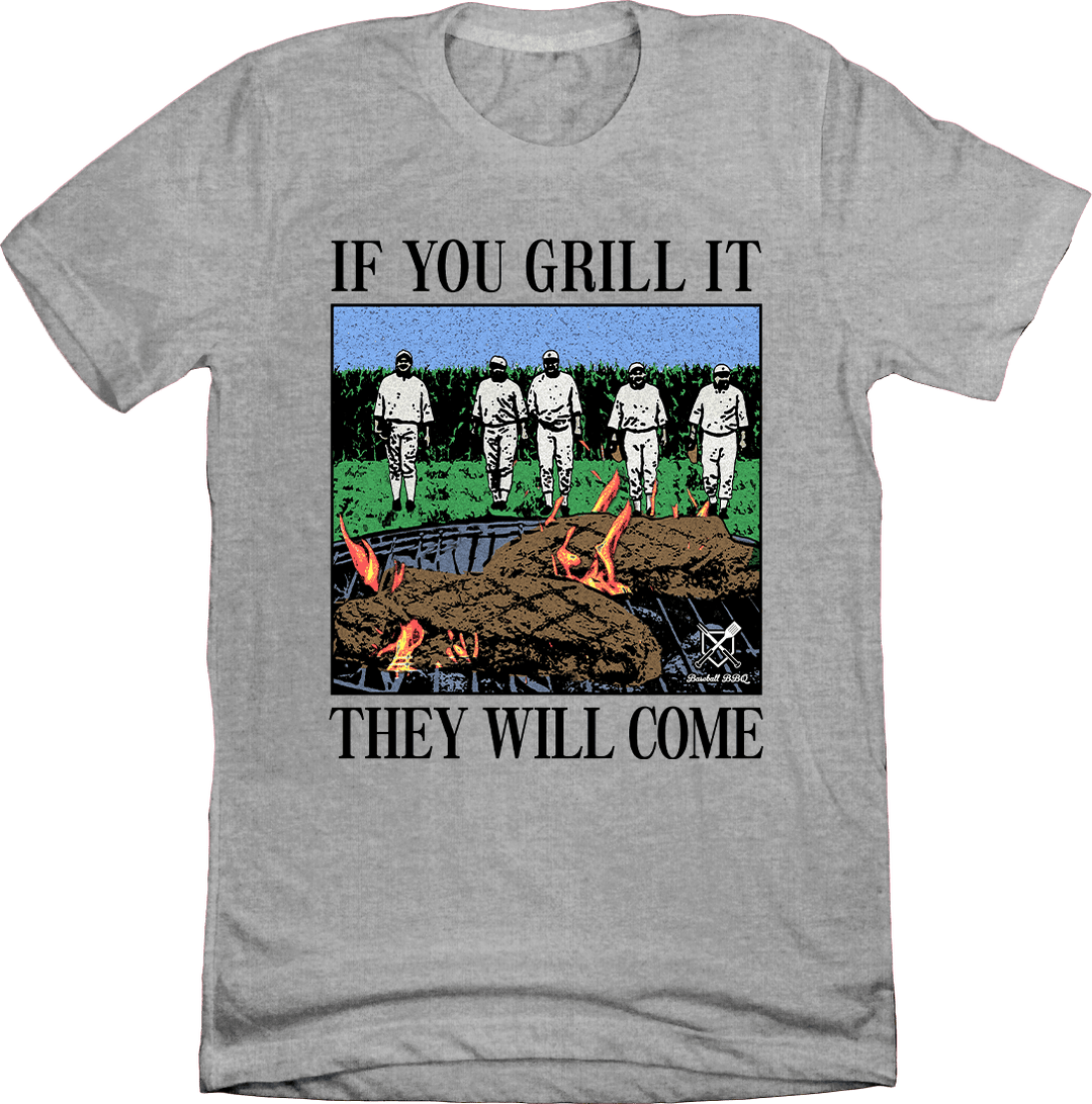 Baseball BBQ ATHLETIC GREY / SMALL IF YOU GRILL IT