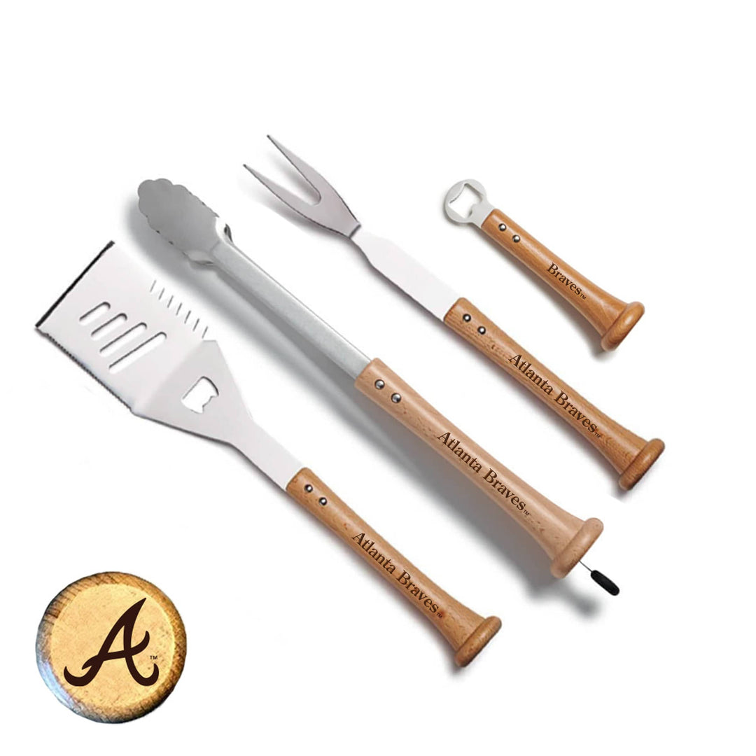 Baseball BBQ Atlanta Braves  "Home Run" Combo Set