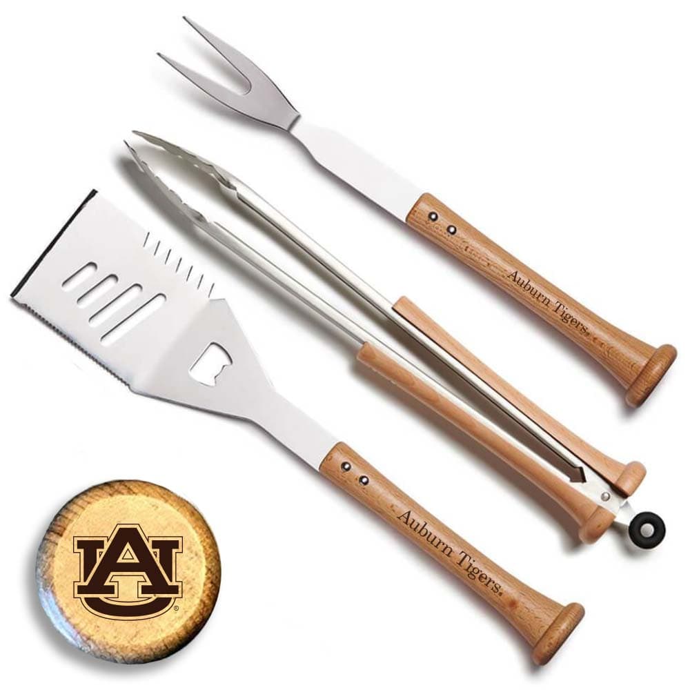 Baseball BBQ Auburn  "TRIPLE PLAY" Combo Set