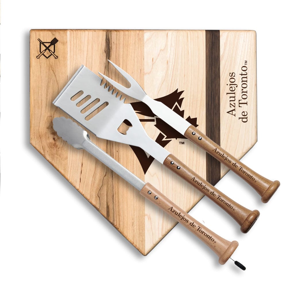 Baseball BBQ Azulejos de Toronto "Silver Slugger" Combo Set (en Español)