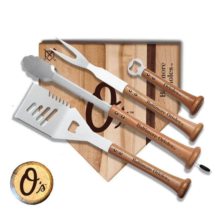 Baseball BBQ Baltimore Orioles "Grand Slam" Combo Set