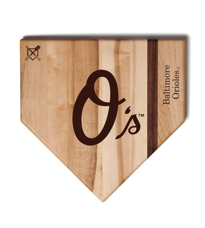 Baseball BBQ Baltimore Orioles "O's" Home Plate / 17" x 17" Baltimore Orioles "Grand Slam" Combo Set