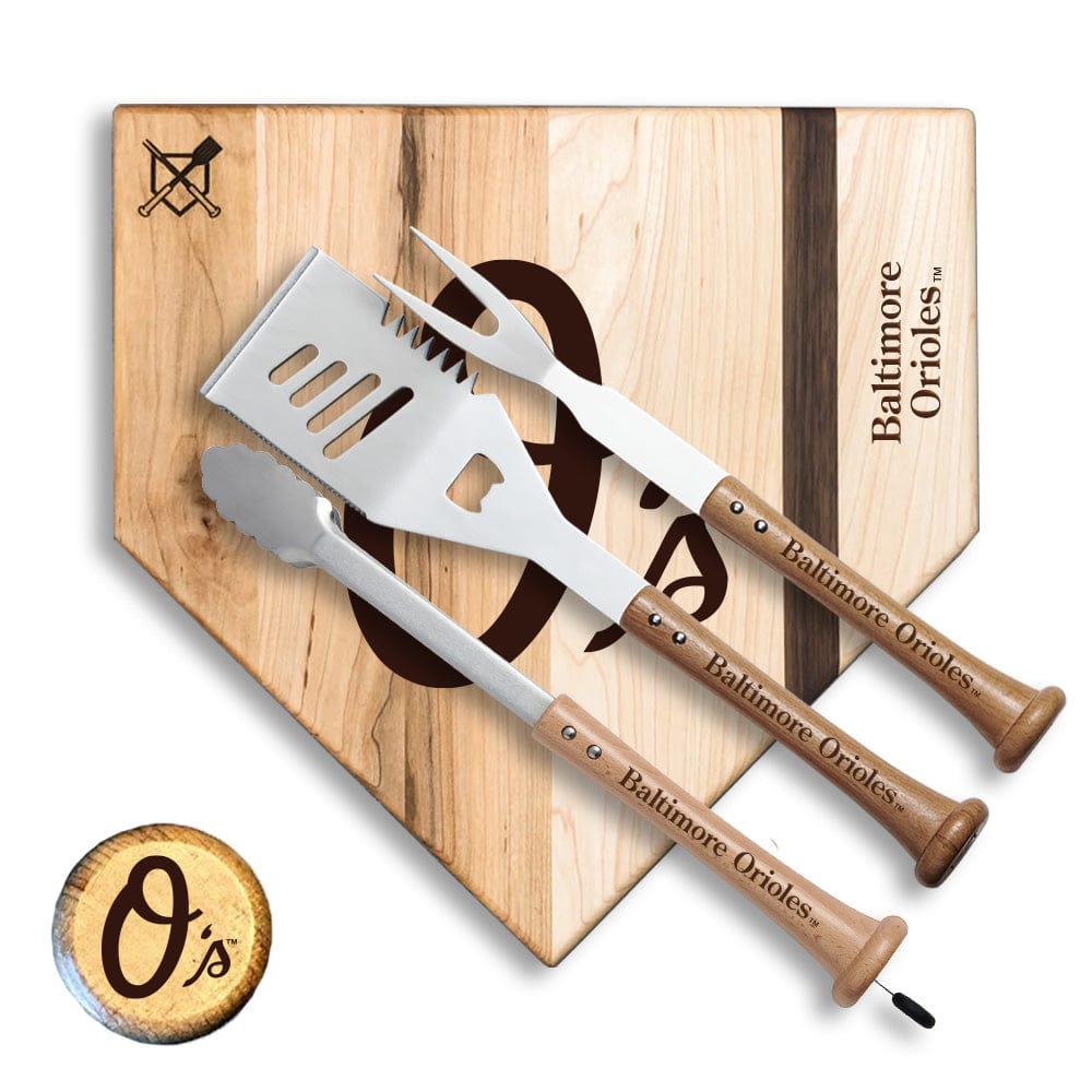 Baseball BBQ Baltimore Orioles "Silver Slugger" Combo Set
