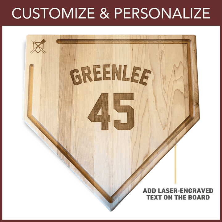 Baseball BBQ BBQ Tools 17" x 17" (FULL SIZE w/ TROUGH) "Grand Slam" Set | Fully Customizable!