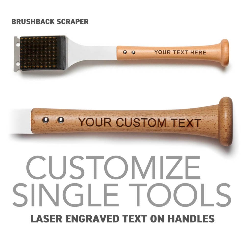 Baseball BBQ BBQ Tools "Brushback" Brush Choose Any Single Grill Tool | Fully Customizable!
