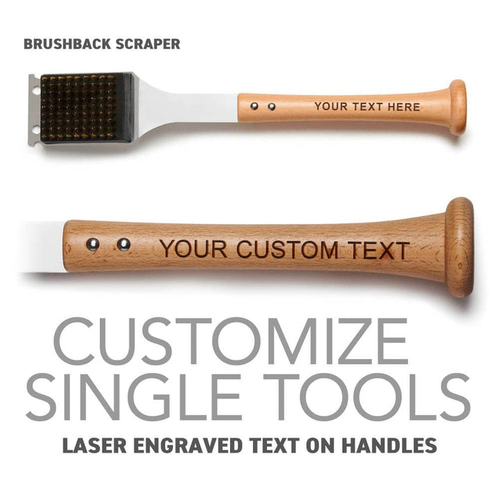 Baseball BBQ BBQ Tools "Brushback" Brush Choose Any Single Grill Tool | Fully Customizable!