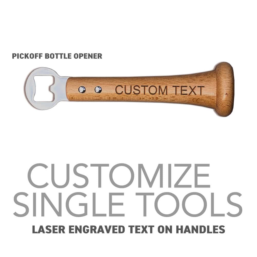 Baseball BBQ BBQ Tools or "Pickoff" Bottle Opener Choose Any Single Grill Tool | Fully Customizable!