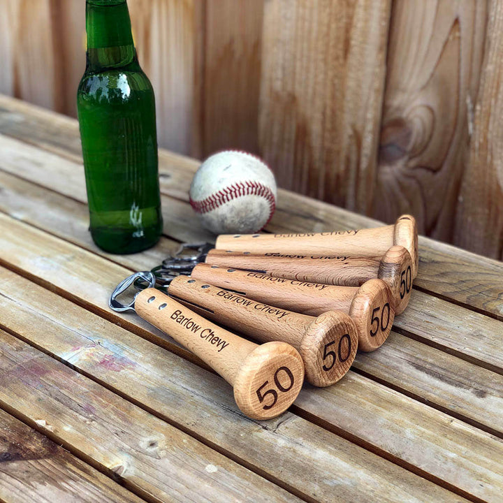 Baseball BBQ BBQ Tools "Pickoff" Bottle Opener | Fully Customizable!