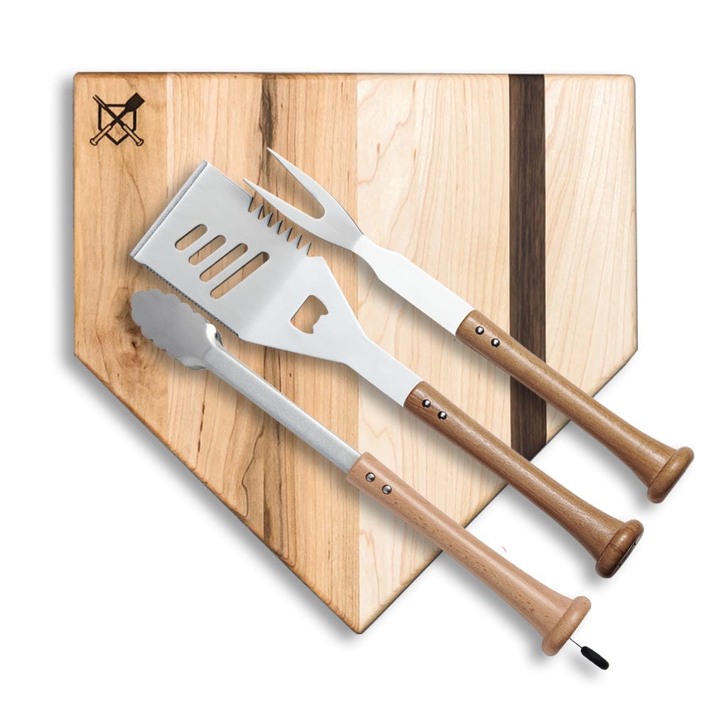 Baseball BBQ BBQ Tools "Silver Slugger" Combo Set