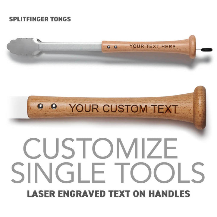 Baseball BBQ BBQ Tools "Split Finger" Tongs Choose Any Single Grill Tool | Fully Customizable!