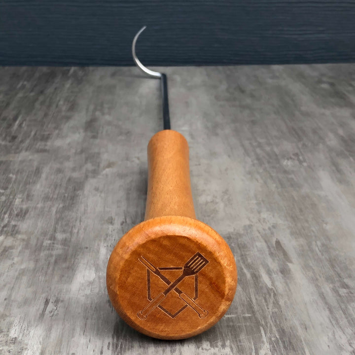 Baseball BBQ BBQ Tools "THE HOOK" Pigtail