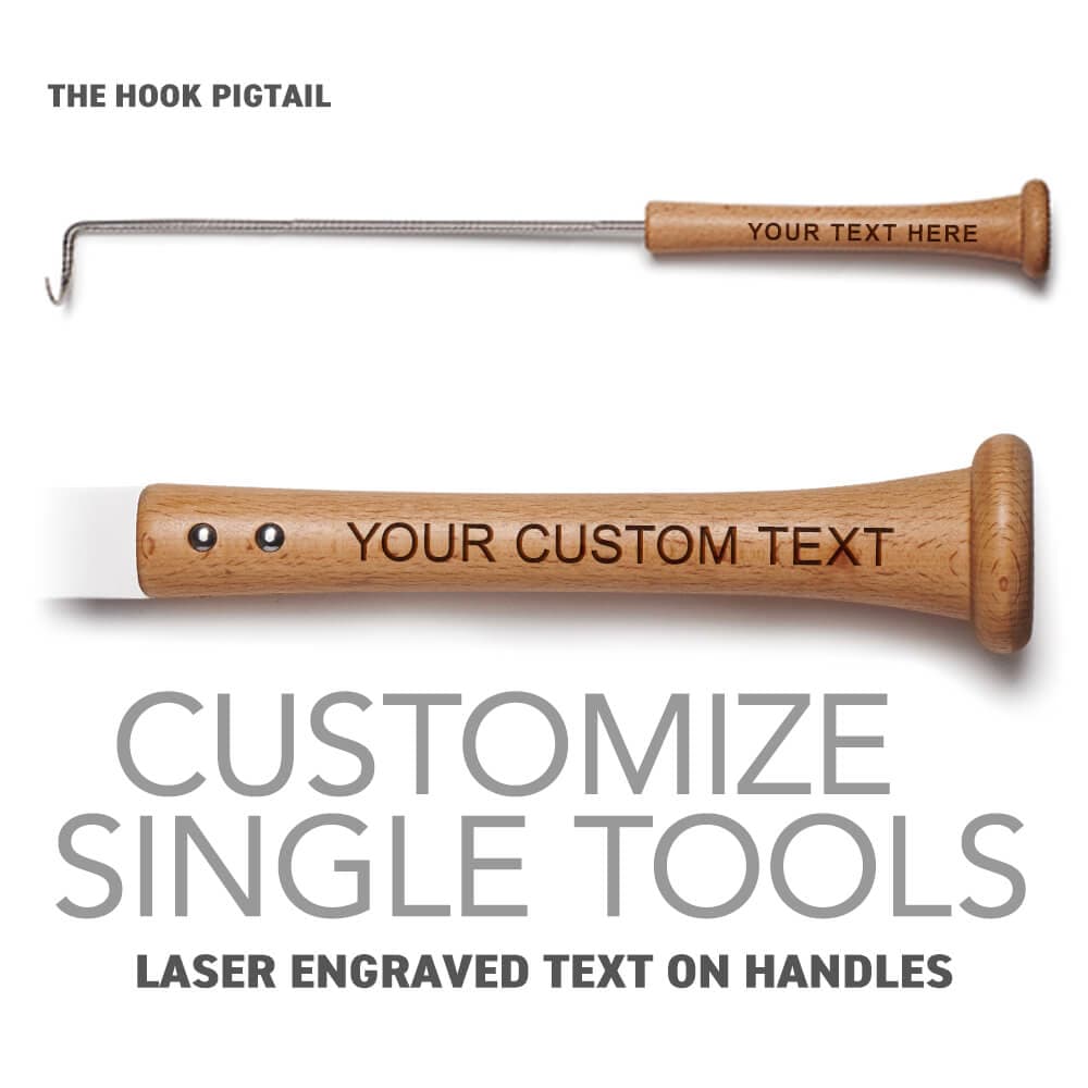 Baseball BBQ BBQ Tools "The Hook" Pigtail Choose Any Single Grill Tool | Fully Customizable!