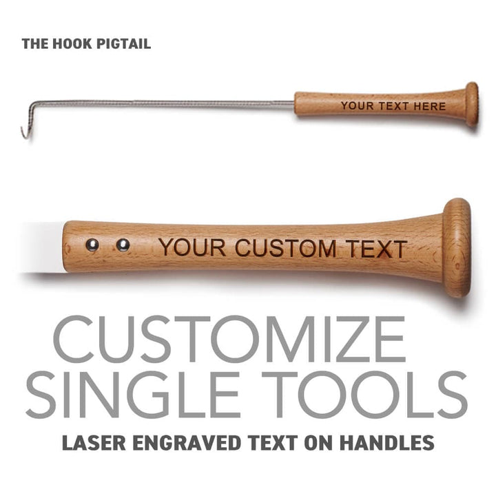 Baseball BBQ BBQ Tools "The Hook" Pigtail Choose Any Single Grill Tool | Fully Customizable!