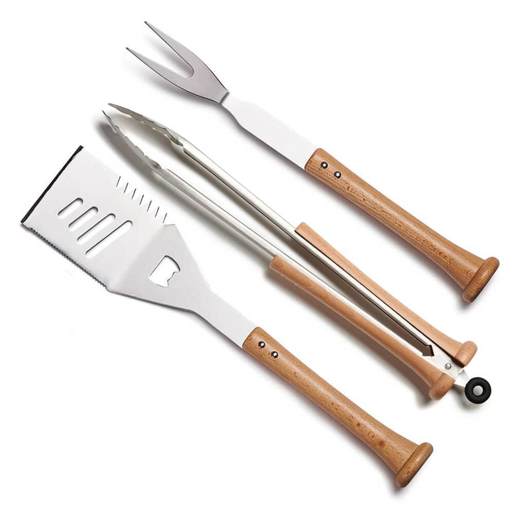 Baseball BBQ BBQ Tools "TRIPLE PLAY" Combo Set