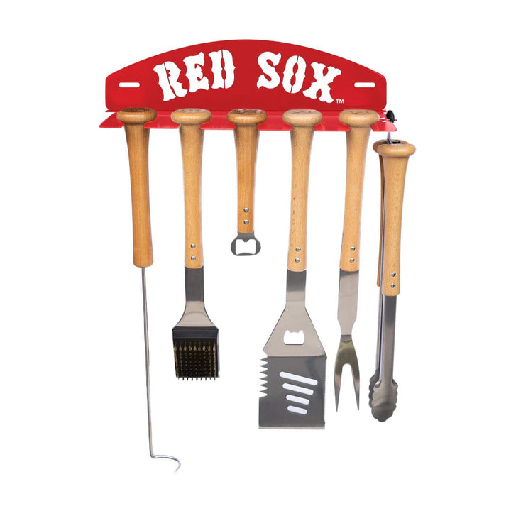 Baseball BBQ Boston Red Sox Bat Rack