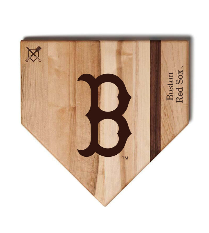Baseball BBQ Boston Red Sox "Boston B" Home Plate / 17" x 17" Boston Red Sox "Silver Slugger" Combo Set