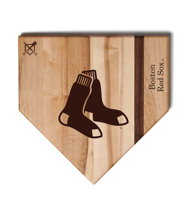 Baseball BBQ Boston Red Sox "Socks" Home Plate / 17" x 17" Boston Red Sox "Silver Slugger" Combo Set