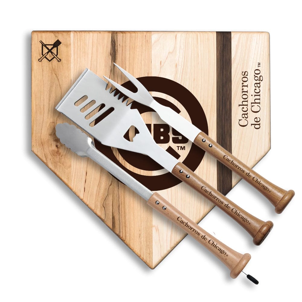 Baseball BBQ Cachorros de Chicago "Silver Slugger" Combo Set (en Español)