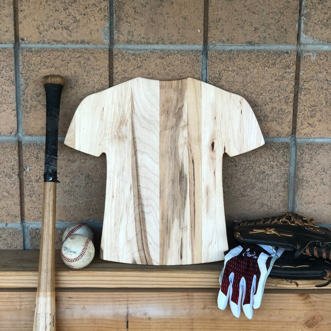 Baseball BBQ Cardenales de San Luis Team Jersey Cutting Board | Customize With Your Name & Number | Add a Personalized Note (en Español)